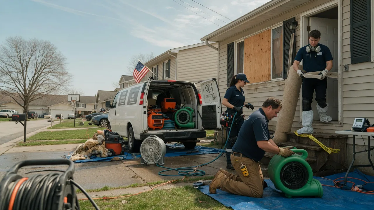 Water Damage Restoration in Greenville, NC near me